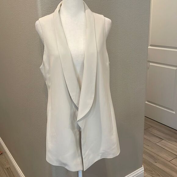 Eileen Fisher Shawl Collar Long Vest - Picture 1 of 3